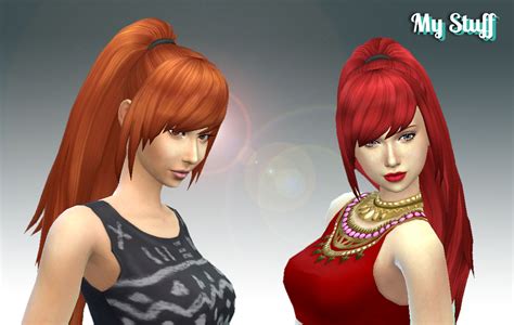 Sims 4 Cc Hair Female Ponytail | Images and Photos finder