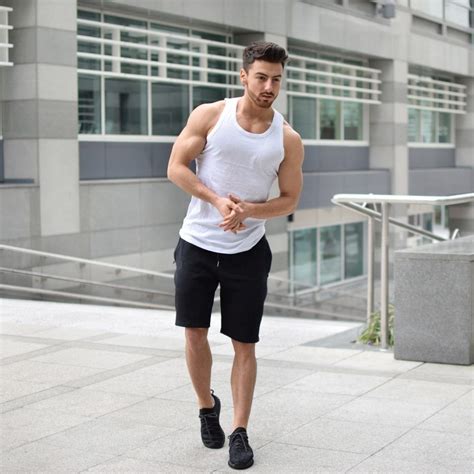 Men’s Workout Outfits | 29 Athletic Gym Wear Ideas | Gym wear men, Mens workout outfits, Gym men