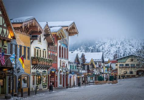 Leavenworth, Washington in the Christmas Village Editorial Stock Photo ...