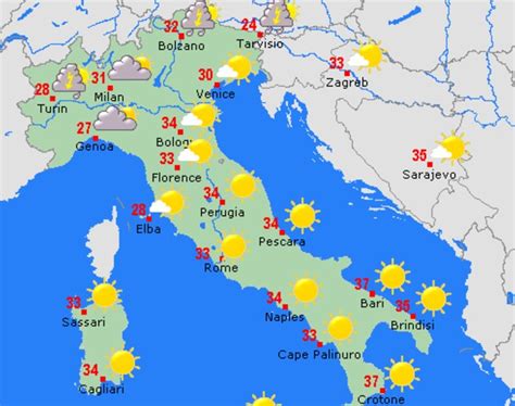 Temperature will rise to 42°C this Weekend in Italy | This is Italy