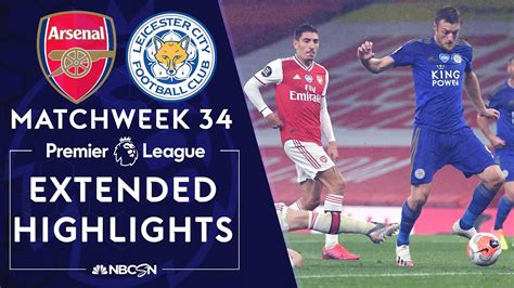 Arsenal v. Leicester City | PREMIER LEAGUE HIGHLIGHTS | 7/7/2020 | NBC ...