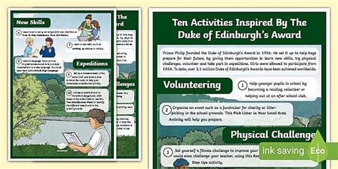 KS2 10 Activities Inspired by the Duke of Edinburgh's Award