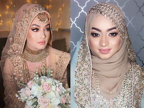 Bridal Hijab Styles | Dresses Images 2022