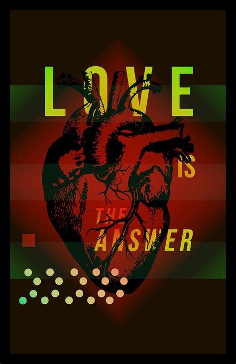 Love is The Answer. Posters on Behance