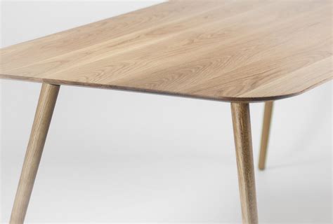 Dining Table in Solid Oak Modern Mid Century Scandinavian - Etsy | Solid oak dining table ...