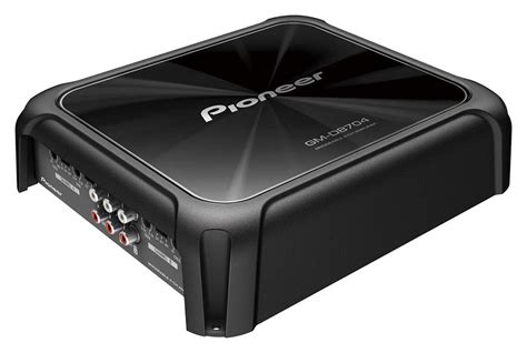 Pioneer Car Amplifier GM-D8704,1200 Watts Max. Class-D 4-Channel Bridgeable Amplifier with Wired ...