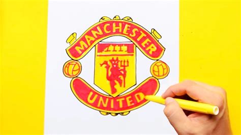 How to draw Manchester United F.C. Logo (Premier League)