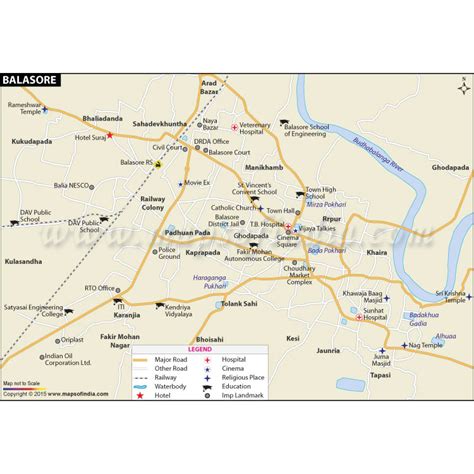 Balasore City Map