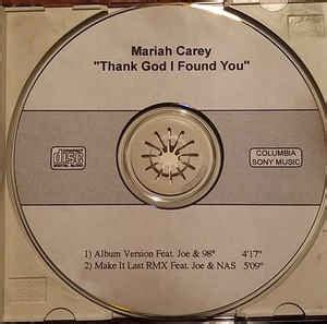 Mariah Carey - Thank God I Found You (CDr) | Discogs