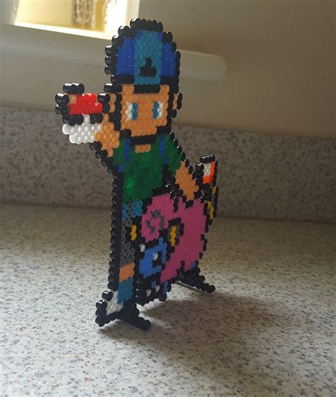 CUSTOM Pokemon Trainer Pixel Art You and Your Pokemon - Etsy