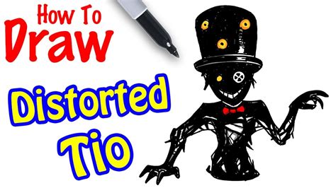 How to Draw Distorted Tio | Roblox Piggy