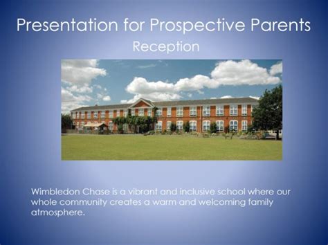 Tours and Information for Prospective Parents – Wimbledon Chase Primary School