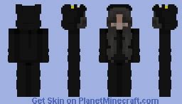 Black Cat Onesie Minecraft Skin