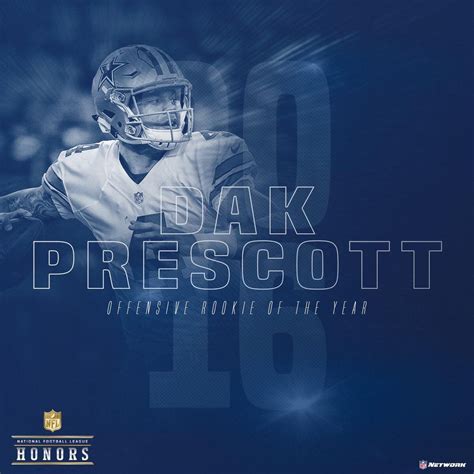 Dak! 2016 NFL Awards night! | Dak, National football league, National ...