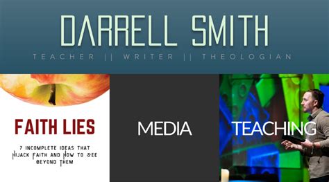 Darrell Smith | Teacher, Author, Theologian