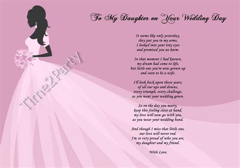 The Best Poem For Mum On Wedding Day Ideas