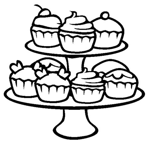 Cute Cupcakes Drawing at GetDrawings | Free download