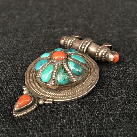 Antique Tibetan Pendant | Jewelry | Mahakala Fine Arts