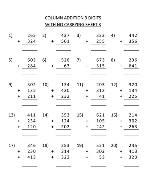 3rd Grade Math Worksheets - Best Coloring Pages For Kids