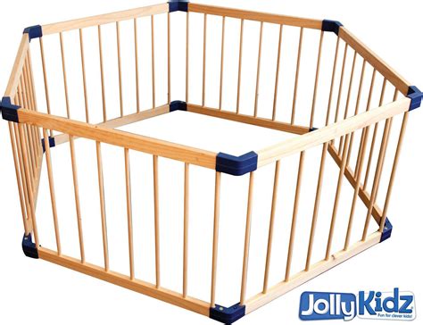 Jolly KidZ Smart Playpen - Hexagonal Natural | Wooden Playpen