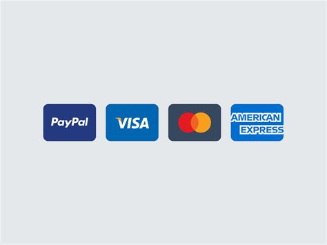 Essential Minimal Payment Icons