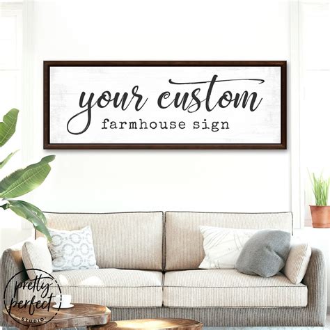 Custom Farmhouse Signs - Etsy