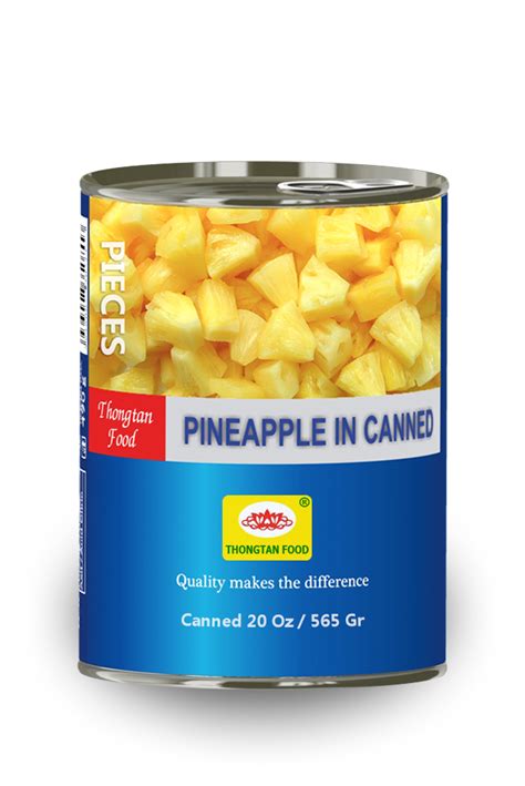 Pineapple pieces in can 20 Oz