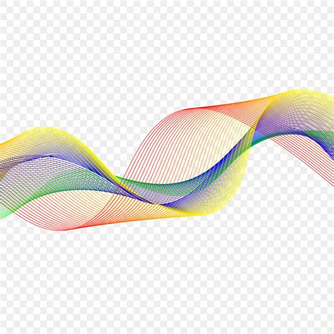 Abstract Colorful Lines Vector PNG Images, Colorful Center Abstract Lines, Abstract, Line ...