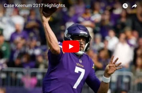 Denver Broncos: Check out these Case Keenum highlights from 2017