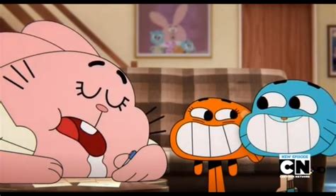 Gumballs and Darwins weird smiles - The Amazing World of Gumball Image (24126571) - Fanpop