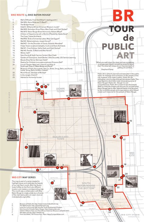 Downtown Baton Rouge Map