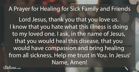 Prayers for the Sick - STOP and PRAY for Powerful Healing