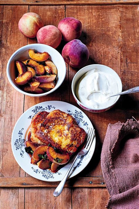 James Martin's French masterclass: Peach pain perdu | Daily Mail Online