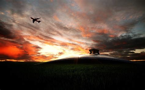Aeroplane, airplane, sunset, clouds, passenger aircraft HD wallpaper | Wallpaper Flare