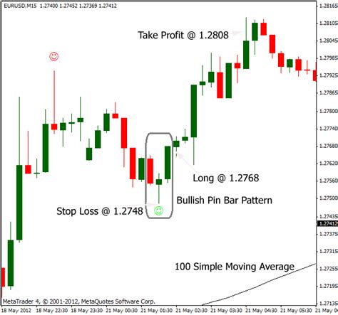 Pin Bar Trading Patterns Forex Strategy