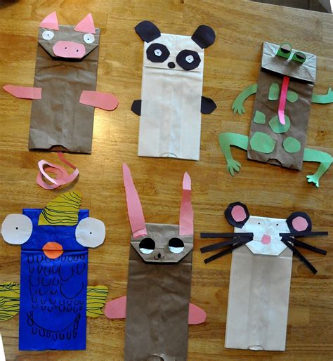 Disney Paper Bag Puppets