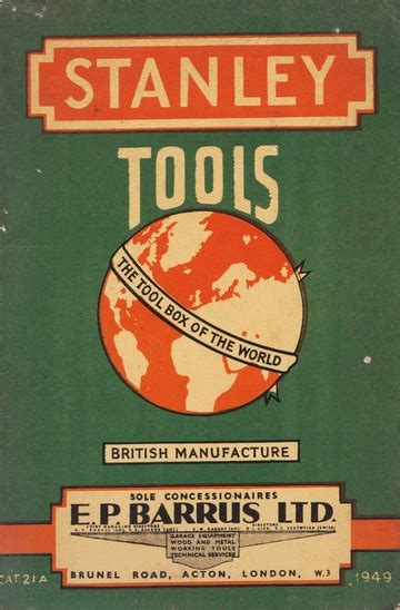 Stanley Tools Catalogue No. 21-A : Stanley Works (Great Britain) Ltd ...