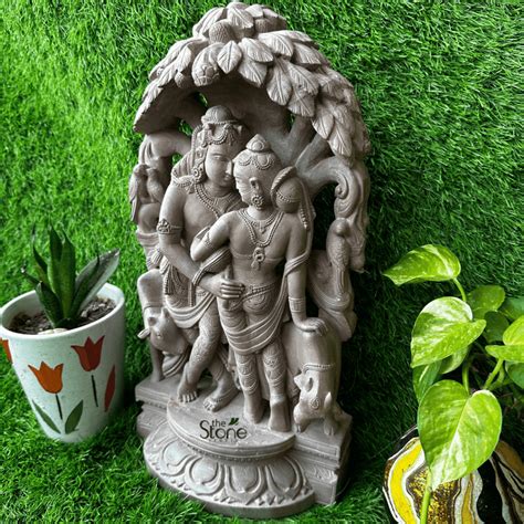 Radha Krishna Decor Online 15": Buy Best Idol - The Stone Studio