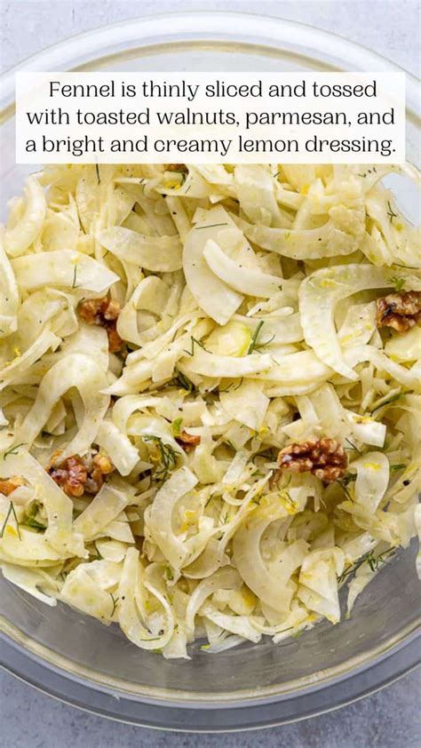 Lemony Fennel Salad with Shaved Parmesan and Toasted Walnuts - The ...