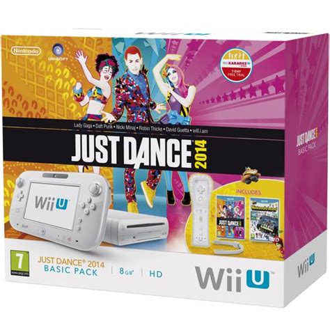 Wii U Console: 8GB Basic Pack Bundle - White (Includes Just Dance 2014 ...