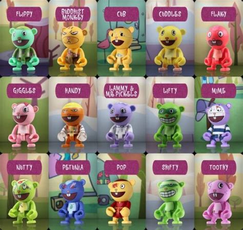 Happy Tree Friends Toy Trexi Series Action Mini Figure Model Collection Cartoon | eBay