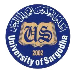 University of Sargodha Lahore Campus Admissions Fall 2018 Form