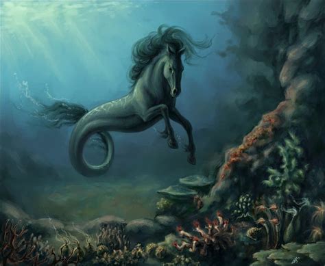 Kelpie | Mythological creatures, Mythical creatures, Kelpie horse