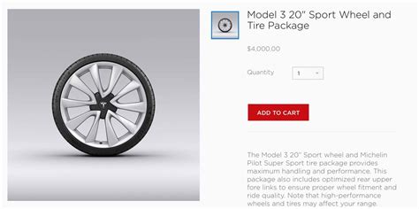 Tesla begins offering 20" Sport wheels for Model 3, performance model ...