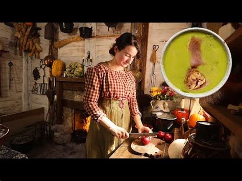 Cooking Dinner in 1820s America - October - YouTube