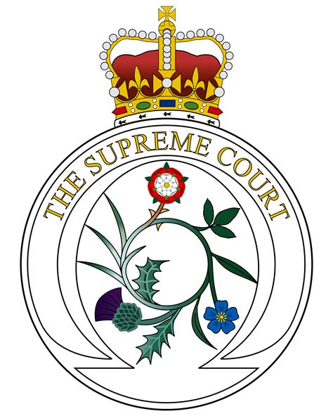 ملف:Badge of the Supreme Court of the United Kingdom.svg - المعرفة