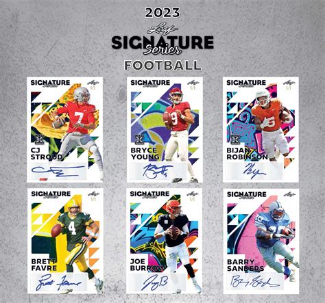 2023 Leaf Signature Series Football Cards