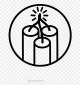 Dynamite Coloring Page  Circle Clipart 2365458 PikPng sketch template