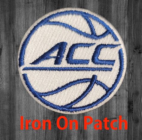 A.C.C College Basketball Logo Patch Iron on Patch - Etsy