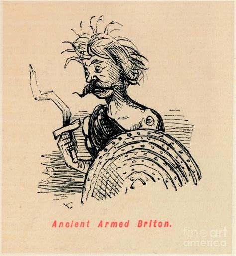 Ancient Armed Briton Circa 1860 Drawing by Print Collector | Fine Art ...